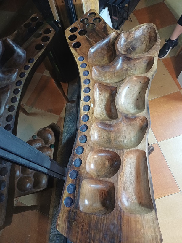 میز مزه چوبی پایدار روستیک